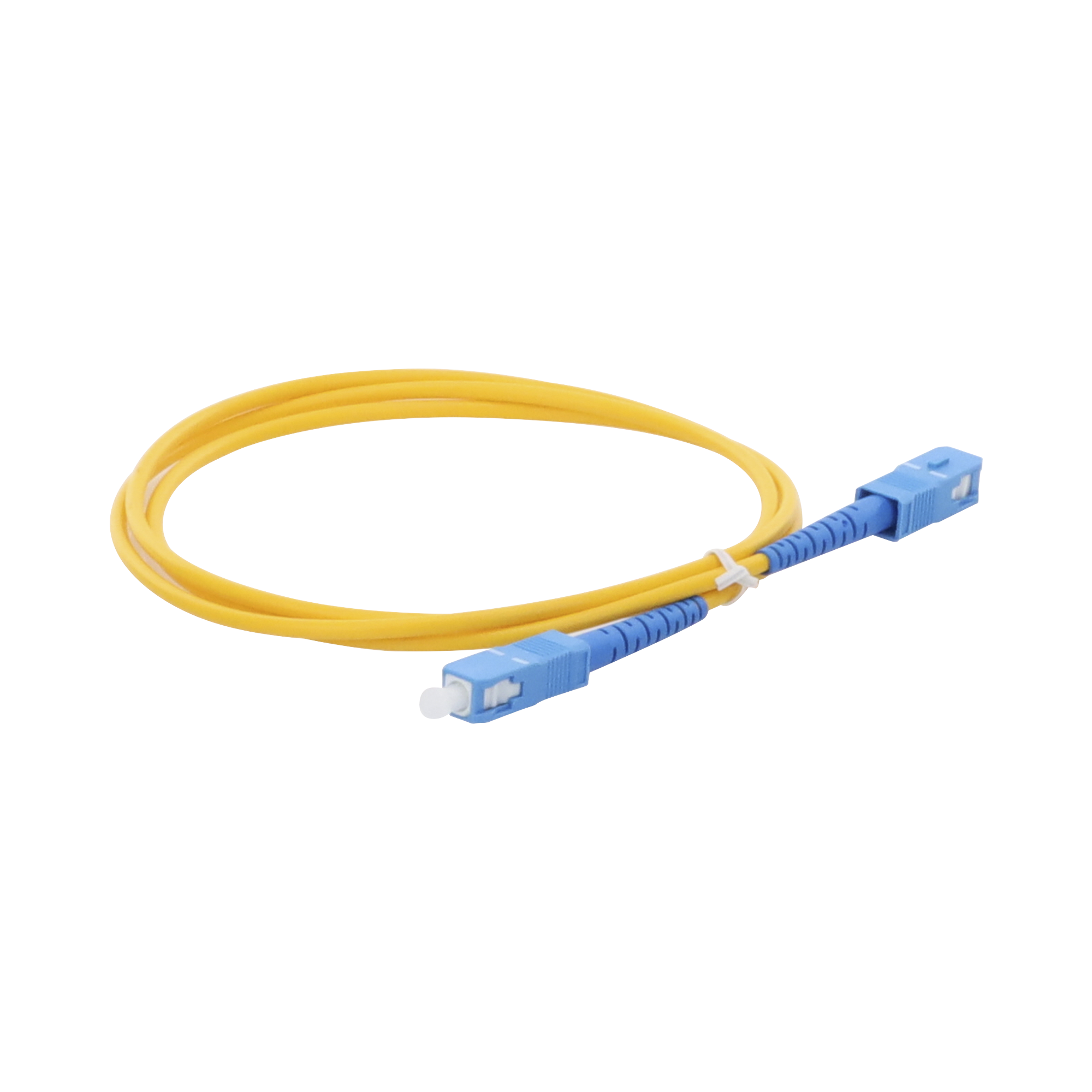 Jumper de Fibra Óptica Monomodo SC/UPC-SC/UPC Simplex de 1 Metro (3.28 Pies), 3mm