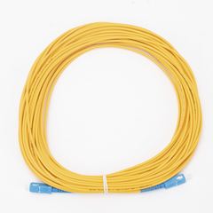 Jumper de Fibra Óptica Monomodo SC/UPC-SC/UPC Simplex de 10 Metros (32.81 Pies), 3mm
