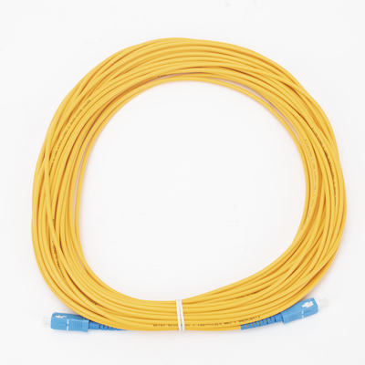 Jumper de Fibra Óptica Monomodo SC/UPC-SC/UPC Simplex de 10 metros,  3mm