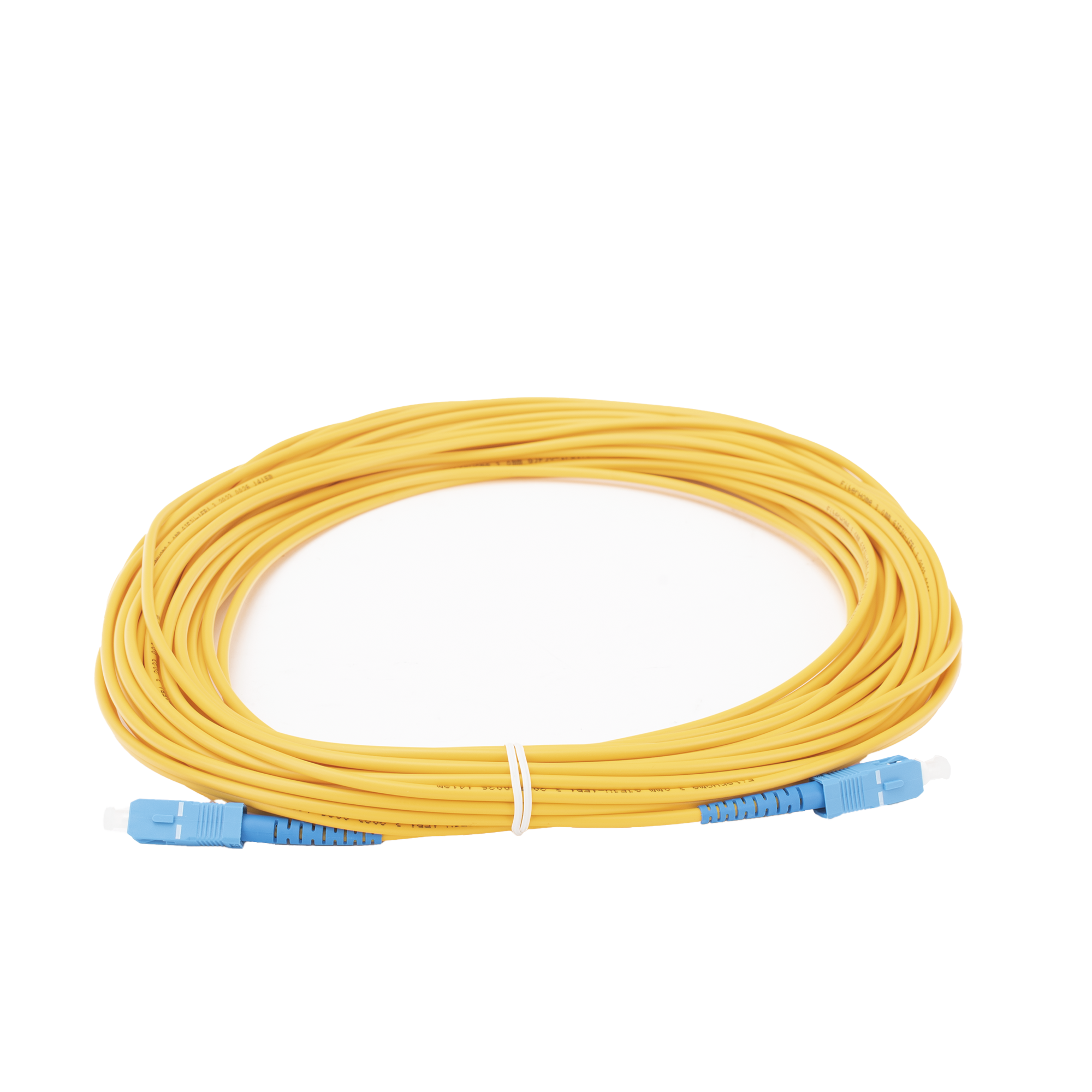 Jumper de Fibra Óptica Monomodo SC/UPC-SC/UPC Simplex de 10 Metros (32.81 Pies), 3mm