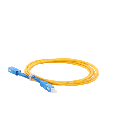 Jumper de Fibra Óptica Monomodo SC/UPC-SC/UPC Simplex de 2 metros,  3mm