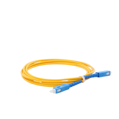 Jumper de Fibra Óptica Monomodo SC/UPC-SC/UPC Simplex de 2 metros,  3mm