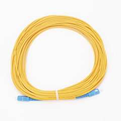Jumper de Fibra Óptica Monomodo SC/UPC-SC/UPC Simplex de 20 Metros (65.62 Pies), 3mm