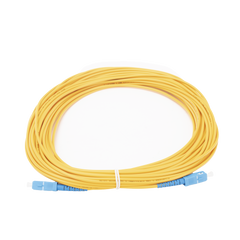 Jumper de Fibra Óptica Monomodo SC/UPC-SC/UPC Simplex de 20 Metros (65.62 Pies), 3mm