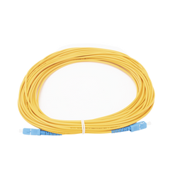 Jumper de Fibra Óptica Monomodo SC/UPC-SC/UPC Simplex de 20 metros,  3mm