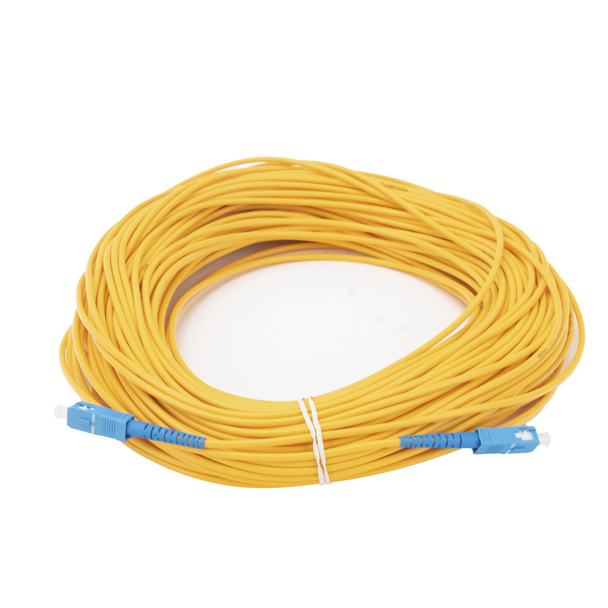 Jumper de Fibra Óptica Monomodo SC/UPC-SC/UPC Simplex de 50 Metros (164.04 Pies), 3mm