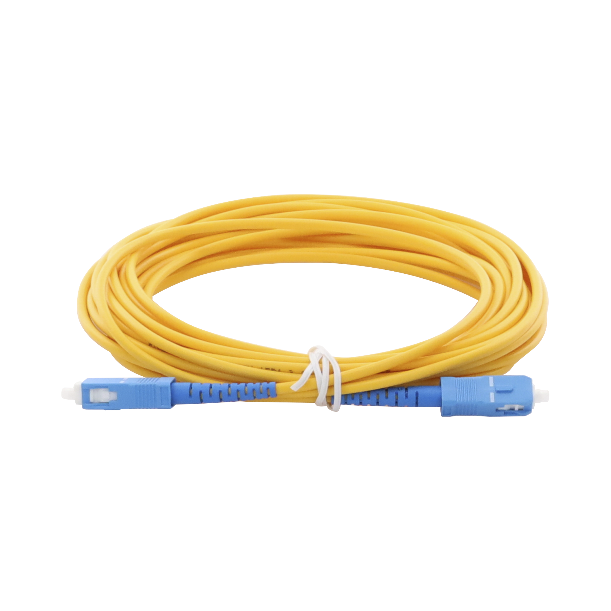 Jumper de Fibra Óptica Monomodo SC/UPC-SC/UPC Simplex de 6 Metros (19.69 Pies), 3mm