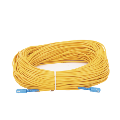 Jumper de Fibra Óptica Monomodo SC/UPC-SC/UPC Simplex de 80 metros,  3mm
