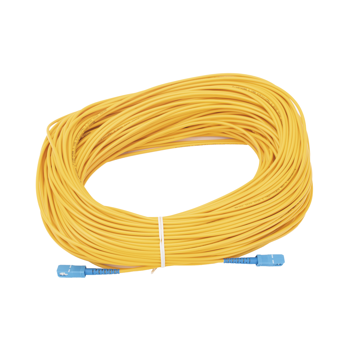 Jumper de Fibra Óptica Monomodo SC/UPC-SC/UPC Simplex de 80 Metros (262.47 Pies), 3mm