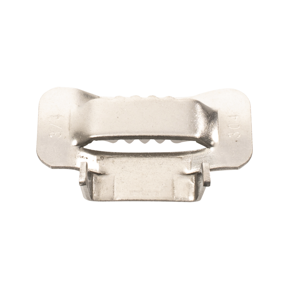 Hebilla de Acero Inoxidable T, 3/4", 100 piezas