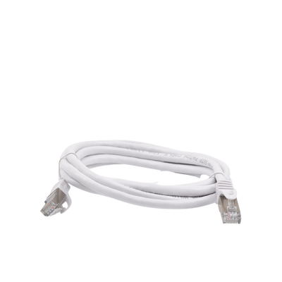 Patch Cord Cat6A 10G blindado  2M ( 6.25 ft ) BLANCO