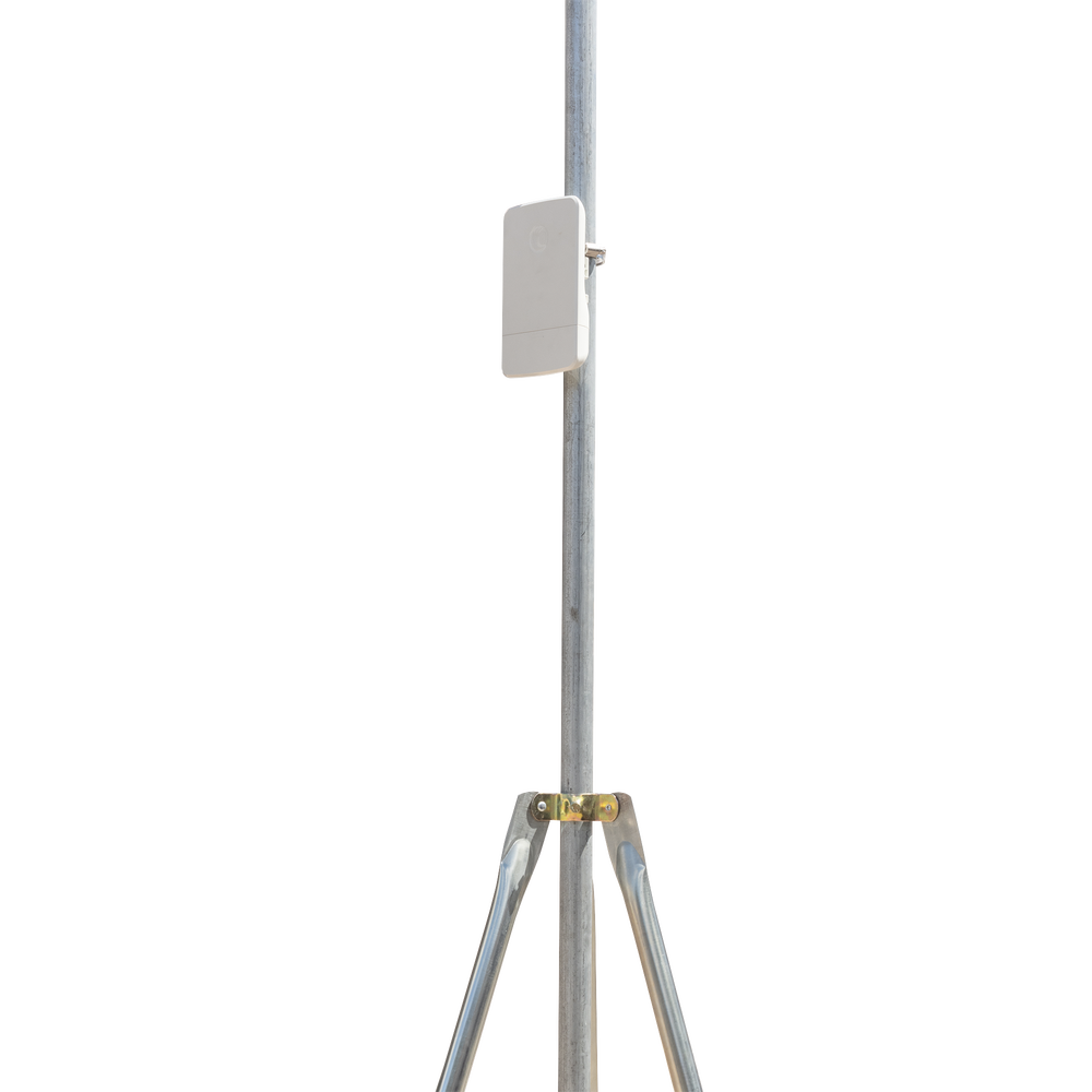 Kit de Montaje de Tripie con Mástil de 3 metros Ideal para instalar Antenas, Radios, Cámaras, etc...