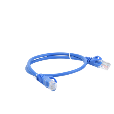 Cable de parcheo UTP Cat5e - 0.5 m - azul
