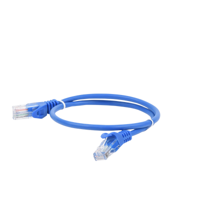 Cable de parcheo UTP Cat5e - 0.5 m - azul