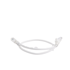 Cable de Parcheo UTP Cat5e - 0.5 Metros (1.64 Pies) - Blanco