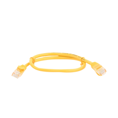 Cable de parcheo UTP Cat5e - 0.5 m - amarillo