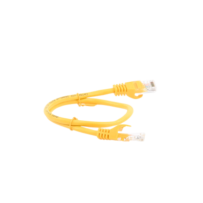 Cable de parcheo UTP Cat5e - 0.5 m - amarillo