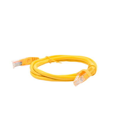 Cable de parcheo UTP Cat5e - 1 m - amarillo