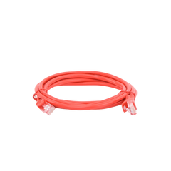 Cable de Parcheo UTP Cat5e - 2.0 Metros (6.56 Pies) - Rojo