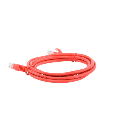 Cable de Parcheo UTP Cat5e - 2.0m. - Rojo