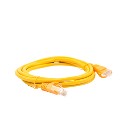 Cable de Parcheo UTP Cat5e - 2.0 Metros (6.56 Pies) - Amarillo