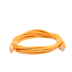 Cable de parcheo UTP Cat5e - 3.0m. - Amarillo