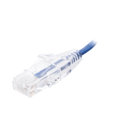 Cable de Parcheo Slim UTP Cat6 - 20 cm (7.87 Pulgadas) Azul Diámetro Reducido (28 AWG)