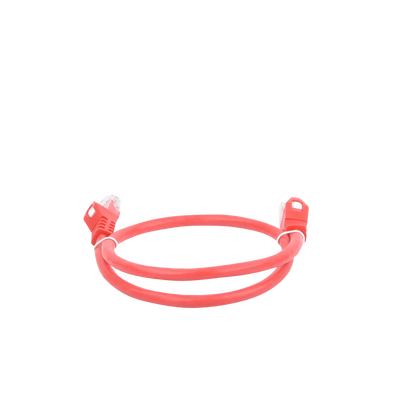 Cable de parcheo UTP Cat6 - 0.5 m - rojo