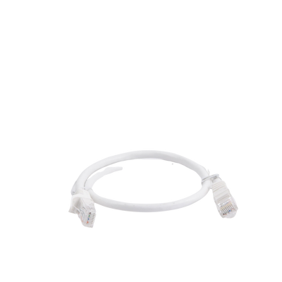 Cable de parcheo UTP Cat6 - 0.5 m - blanco
