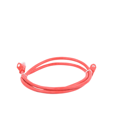 Cable de parcheo UTP Cat6 - 1 m - rojo