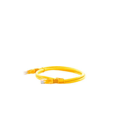 Cable de parcheo UTP Cat6 - 1 m - amarillo