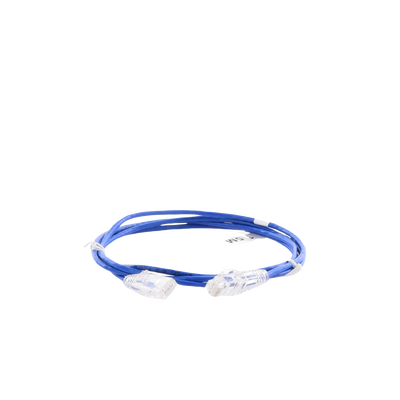 Cable de Parcheo Slim UTP Cat6 - 1.5 m Azul Diámetro Reducido (28 AWG)