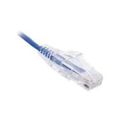 Cable de Parcheo Slim UTP Cat6 - 2 Metros (6.56 Pies) Azul Diámetro Reducido (28 AWG)