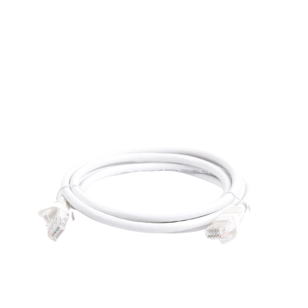 Cable de Parcheo UTP Cat6 - 2 Metros (6.56 Pies) - Blanco