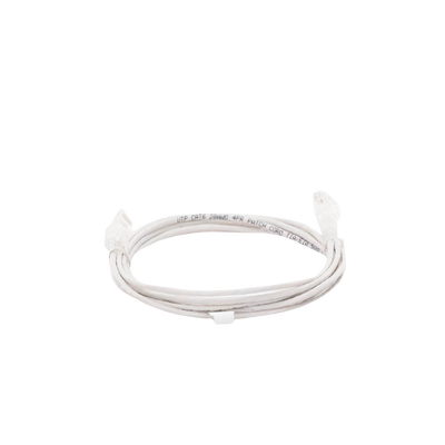 Cable de Parcheo Slim UTP Cat6 - 3 m Blanco Diámetro Reducido (28 AWG)
