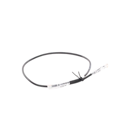 Cable de Parcheo Slim UTP Cat6A - 0.5 Metros (1.64 Pies) Negro, Diámetro Reducido (28 AWG)