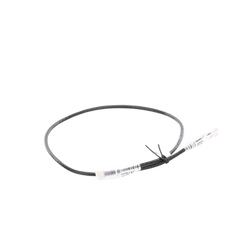 Cable de Parcheo Slim UTP Cat6A - 0.5 m Negro, Diámetro Reducido (28 AWG)