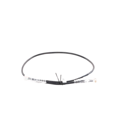 Cable de Parcheo Slim UTP Cat6A - 0.5 m Negro, Diámetro Reducido (28 AWG)