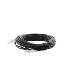 Cable de Parcheo Slim UTP Cat6A - 10 m Negro, Diámetro Reducido (28 AWG)