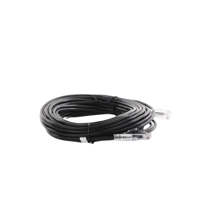 Cable de Parcheo Slim UTP Cat6A - 10 m Negro, Diámetro Reducido (28 AWG)