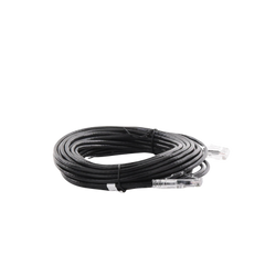 Cable de Parcheo Slim UTP Cat6A - 10 m Negro, Diámetro Reducido (28 AWG)