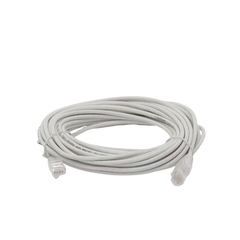 Cable de Parcheo Slim UTP Cat6A - 10 m Blanco, Diámetro Reducido (28 AWG)