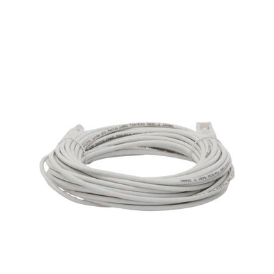 Cable de Parcheo Slim UTP Cat6A - 10 m Blanco, Diámetro Reducido (28 AWG)