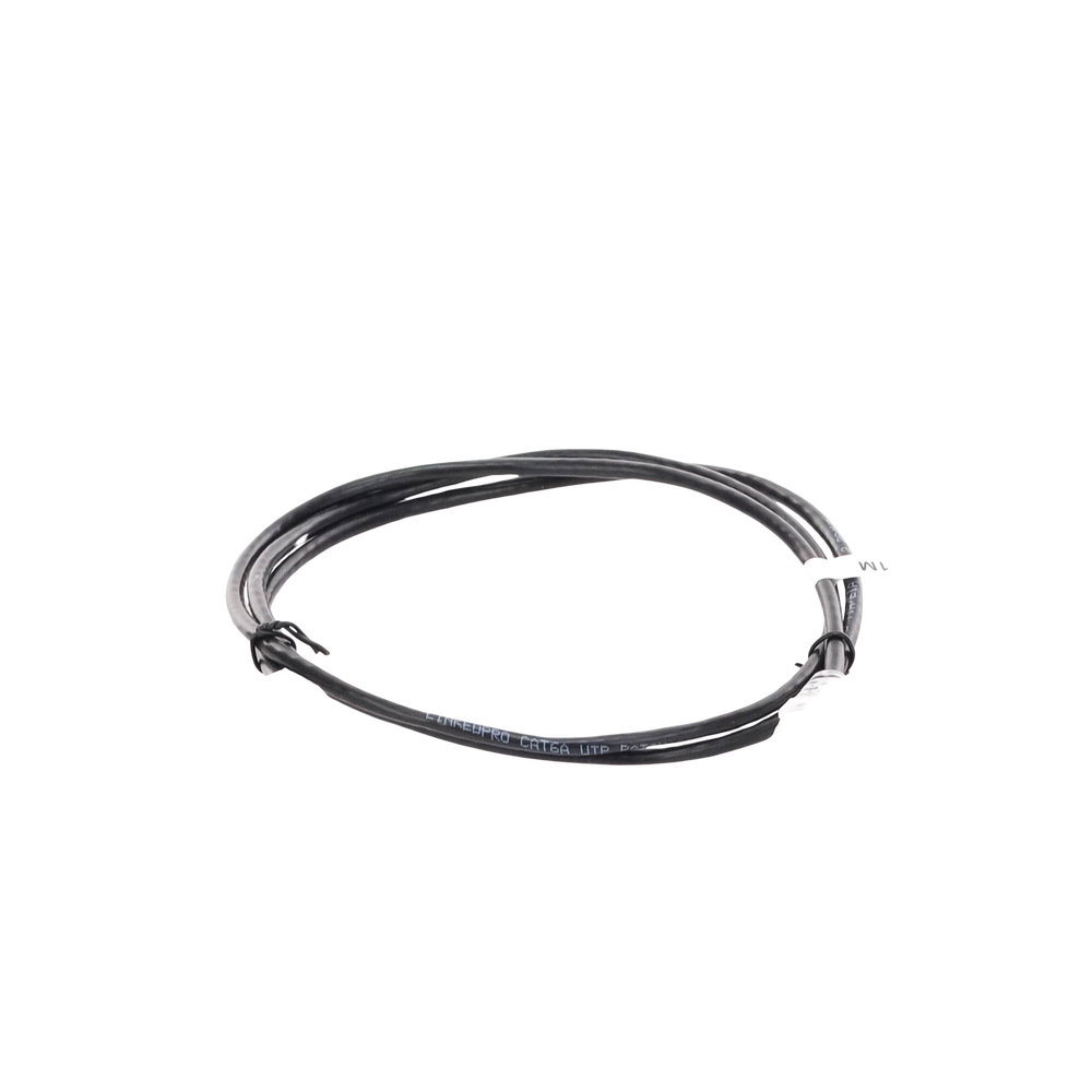 Cable de Parcheo Slim UTP Cat6A - 1 Metro (3.28 Pies) Negro, Diámetro Reducido (28 AWG)