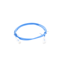 Cable de Parcheo Slim UTP Cat6A - 1 Metro (3.28 Pies) Azul, Diámetro Reducido (28 AWG)