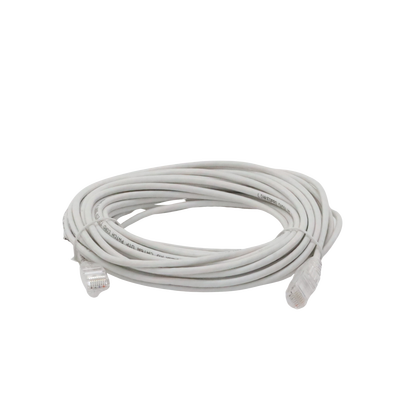 Cable de Parcheo Slim UTP Cat6A - 1 m Blanco, Diámetro Reducido (28 AWG)