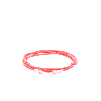 Cable de Parcheo Slim UTP Cat6A - 2 m Rojo, Diámetro Reducido (28 AWG)