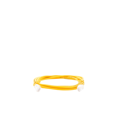 Cable de Parcheo Slim UTP Cat6A - 2 m Amarillo, Diámetro Reducido (28 AWG)