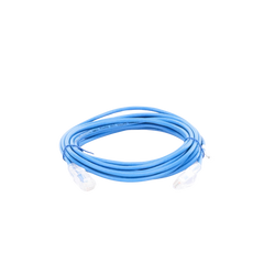 Cable de Parcheo Slim UTP Cat6A - 3 Metros (9.84 Pies) Azul, Diámetro Reducido (28 AWG)