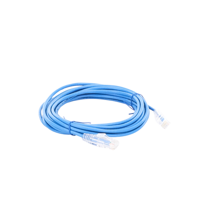 Cable de Parcheo Slim UTP Cat6A - 3 m Azul, Diámetro Reducido (28 AWG)